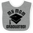 thumbnail image 3 of Inktastic My Mom Graduated Boys or Girls Baby Bib, 3 of 4