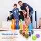 thumbnail image 4 of Juego de bolos de plástico duradero, juego de bolas, suministro de actividades para fiestas de cumpleaños para niños Tmvgtek juguetes de los niños, 4 of 9