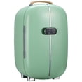 thumbnail image 2 of HomCom Portable Skincare Mini Refrigerator, Green, 12L, 2 of 9