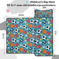 thumbnail image 5 of Baseball Football Pattern Toddler Nap Mats for Kids Preschool,Sleeping Mat Bag or Kids,Toddler Sleeping Bag,Toddler Nap Mat or Daycare, 5 of 6