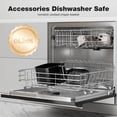 thumbnail image 2 of OLIXIS Air Fryer 6 Quart Capacity with Window Square Air Fryer 12-in-1 Air Fry, Roast, Reheat, Dehydrate, Bake, Steam with 400F, Beige, 2 of 5