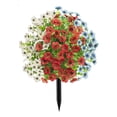 thumbnail image 2 of Artificial Flowers for Outdoors with Ground Stakes Lifelike Fake Flowers for Porch Garden Patio Cemetery Decoration, 2 of 9