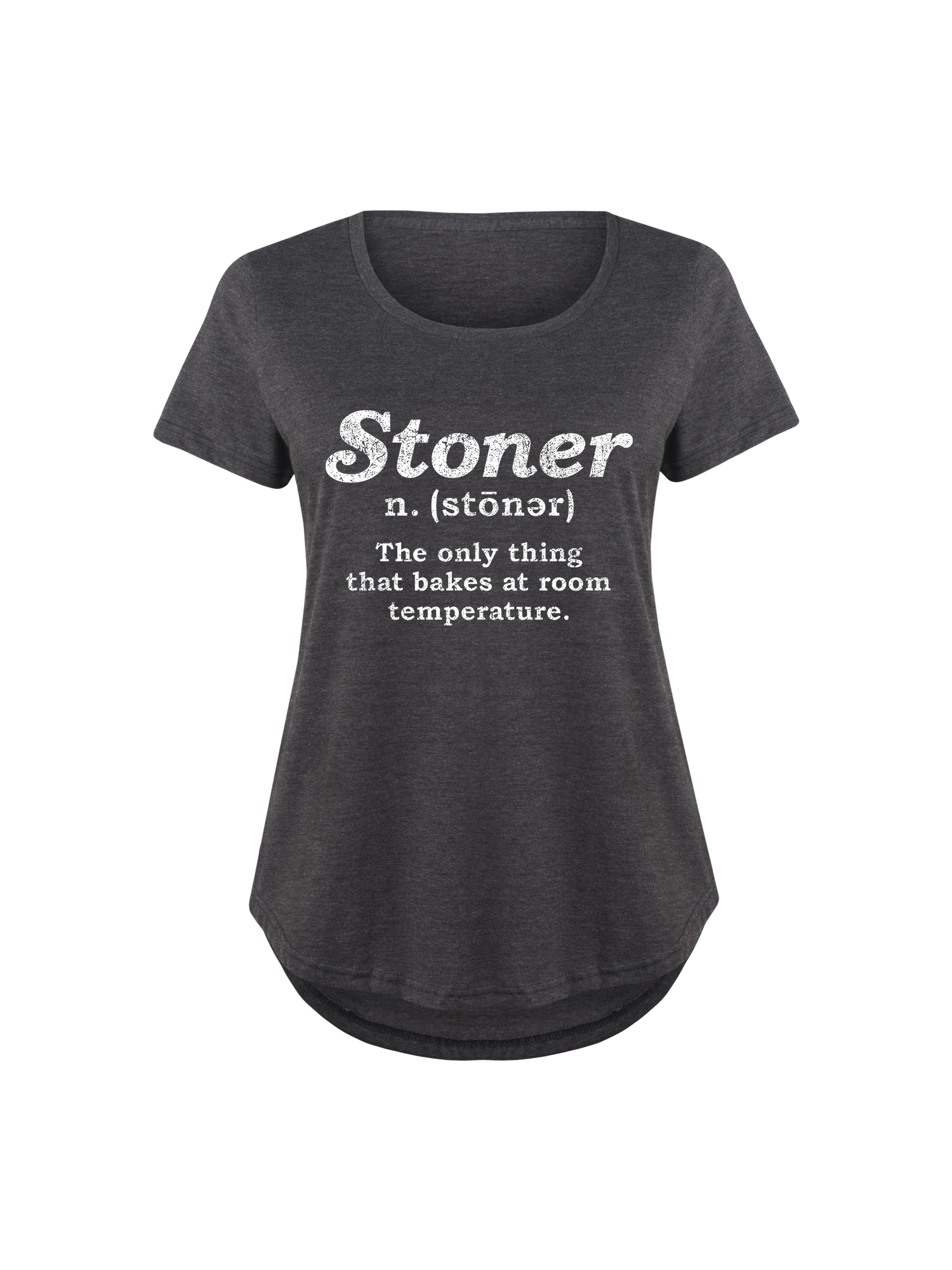 Stoner Definition Ladies Plus Size Scoop Neck Tee