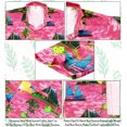 thumbnail image 4 of HAPPY BAY Men's Front Pocket Hawaiian Vacation Shirts Button Down Summer Beaches Tops Short Sleeve Stylish Hawaii Shirts Men XL Beach Sunset, Pink, 4 of 4
