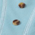 thumbnail image 4 of Tops for Men under $5 Short Sleeved V-neck Pocket Summer Casual Solid Color Shirt Light Blue M, 4 of 6