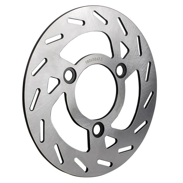 1pc Disc Brake Rotor 180MM 3 Hole 3MM Thickened Disc High Hardness Carbon Steel For Ebikes Electric Vehicles Scooters Motorcycle type A