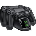 thumbnail image 1 of PS4 Controller Charger, Controller USB Charging Station Dock for DualShock 4, PlayStation 4 Charging Station for Sony Playstation4 / PS4 / PS4 Slim / PS4 Pro Controller-Black, 1 of 8
