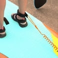 thumbnail image 2 of 10 Pies Enrollado Con Correa Soporte Paleta Surfboard () Naranja, 2 of 6