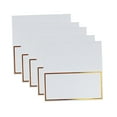 thumbnail image 4 of NUOLUX 20Pcs Seat Card Stereoscopic Paper Table Name Holders for Table Seating White Golden Easy Placement, 4 of 8