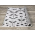 thumbnail image 4 of Novelle Home Jewel Grey Black Geometric Indoor/Outdoor Area Rug, 4 of 10