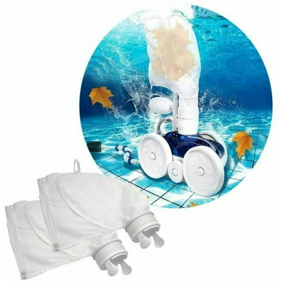 Swimming Pool Cleaner Enhancement, Nylon Mesh Filter Bag for Robotic Vacuum Cleaners, Compatible with Polaris 280 480 Models, Easy Hook Installation for Quick Cleanup