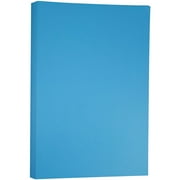 JAM Paper & Envelope Tabloid Paper, 11 x 17, 24lb Blue, 100/Pack