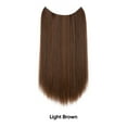 thumbnail image 1 of Peluca de mujer de una sola pieza libremente ajustable invisible cabello largo liso multicolor degradado línea de pesca extensión de cabello, 1 of 6