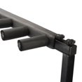 thumbnail image 4 of QXDRAGON Folding Guitar Stand 3 Holder Guitar Rack Triple Guitar Bass Holder Display Rack Stand, Black, 4 of 17