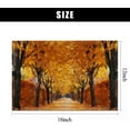 thumbnail image 4 of Placemats Set of 4,Fall Tree,Washable Burlap Woven Heat Resistant Placemat for Dinning Table,Farmhouse,Outdoor,18X12 Inch, 4 of 5