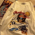 thumbnail image 4 of Camiseta de manga corta con estampado de alienígena de Hip-hop para mujer, ropa de calle Harajuku, Tops para chica, camiseta femenina de gran tamaño, Tops Y2k para mujer, 4 of 5