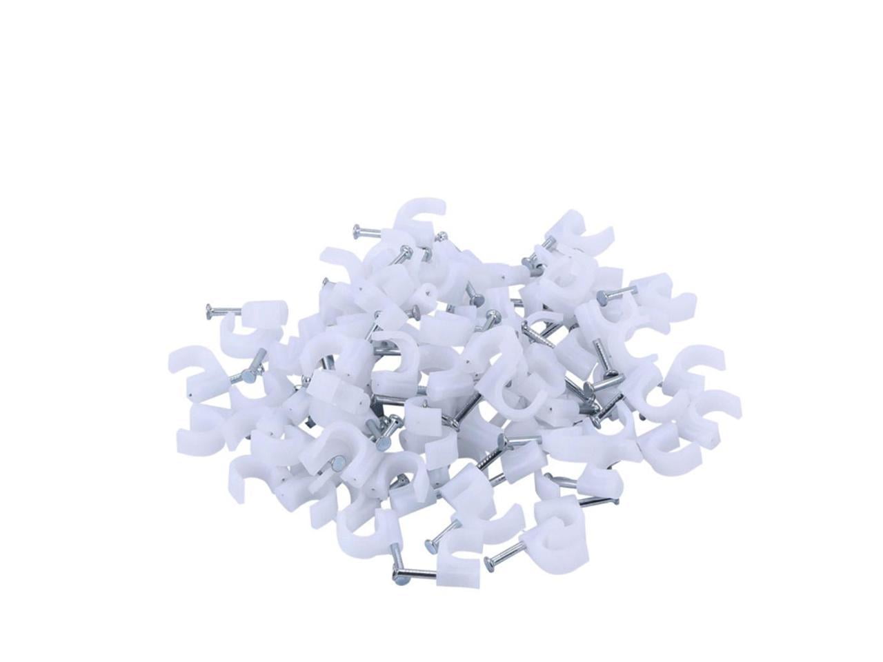 XINCA Nail Clamp for Round Cable 8 mm Wall Tack for Cable Cat