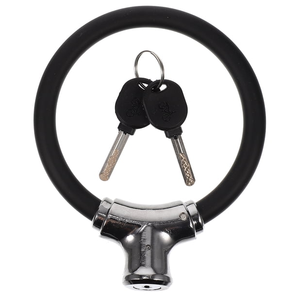 1 juego de candado de cadena para bicicleta, candado redondo para bicicleta, candado de seguridad portátil para bicicleta, candado antirrobo para bicicleta
