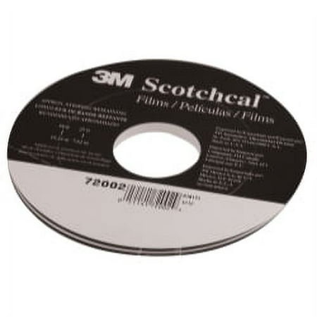Scotchcal 72002 720 Series High Performance Double Striping Tape, 150 ft x 3/16 in, Black