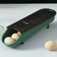 thumbnail image 4 of Titular De Huevo Portahuevos Caja de almacenamiento de huevos con ruedas automática Utensilios de cocina para el hogar (Verde) Ndcxsfigh Libre de BPA, 4 of 8