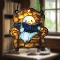 thumbnail image 4 of AKEGAMN Clearance! Bookshelf Acrylic Colorful Window Hanging Ornament For Book Lovers Panel For Home Decor Car Garden Reading Book Acrylic Bookshelf Acrylic Colorful Window Hanging Ornament For Book, 4 of 5