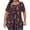 Wine Plus Size Womens Tops Clearance, variant on Summer Tops for Women Plus Size Tunic Floral Boho Tops Loose Fit Square Neck Pleated Ruffle Blouses for Streetwear Workwear ,L-5XL