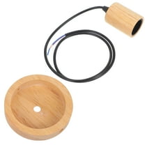 FRCOLOR Farmhouse Wood Pendant Lights Vintage Hanging Lamp Retro Mini Pendant Lighting Fixture For Kitchen Island Dining Room Bedroom