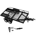 thumbnail image 3 of Remolque RC con enganche de gancho metálico para transportar detrás del eje del coche. Mejora premium con rampas ocultas. Eje doble para AX24, Fcx24 y Estilo B, 3 of 8