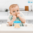 thumbnail image 4 of Recipiente para snacks Baby Gaon Pack de vasos Antiderrames Color azul Vaso, 4 of 9