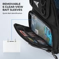 thumbnail image 5 of KastKing BaitSpace Fishing Sling Bag, Fishing Backpack with Rod & Beverage Holder, Tackle Bag for Fishing Gear, 5 of 8