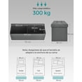 thumbnail image 3 of SONGMICS Banco de Almacenamiento, Baúl, Caja de Almacenamiento, Plegable, Carga de 300 kg, 120 L, 110 x 38 x 38 cm, Gris Oscuro MLSF77K, 3 of 22