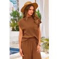 thumbnail image 3 of PRETTYGARDEN Conjunto Deportivo de Punto para Mujer Marrón XXL, 3 of 8