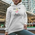 thumbnail image 2 of Mom of the Magical 8th Birthday Girl, Unicorn Horn, White Hooded Sweatshirt or Hoodie, Small, 2 of 5