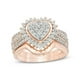 thumbnail image 1 of Ganfancp Señoras de La Moda de La Boda de Oro de Diamantes de Dos Piezas Set Ofertas Del Día Liquidación Un Juego de Anillos., 1 of 7