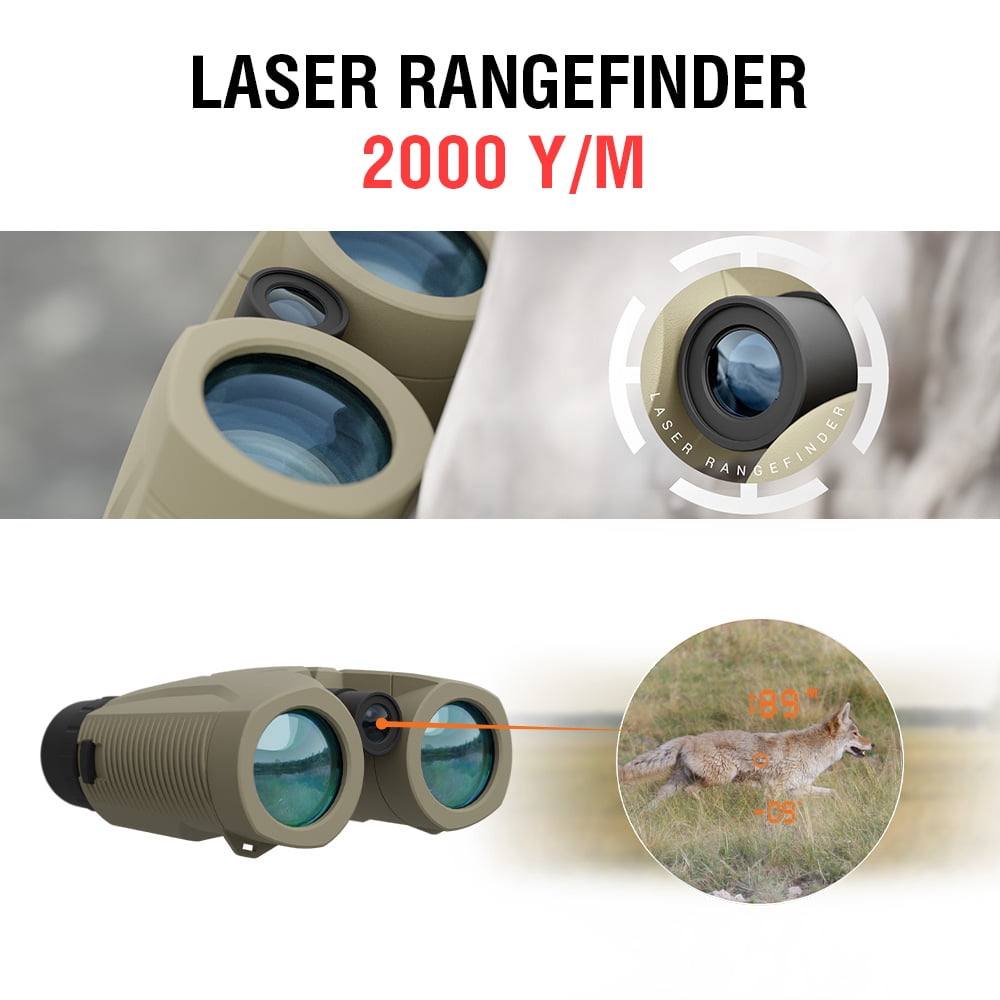 ATN 2000 Ballistic Rangefinder Binoculars 10x 42mm