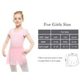 thumbnail image 3 of Stelle Girls' Ballet Skirt Chiffon Wrap Dance Skirt,Elastic Waisted Sheer Dance Skate Over Scarf for Leotards Pull-on Half Dress,Pink,10-12 Years, 3 of 5