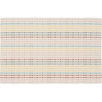 Mainstays Multi Striped Outdoor Layering Accent Rug, 24" x 36"