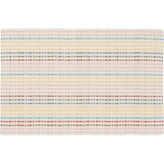 Mainstays Multi Striped Outdoor Layering Accent Rug, 24" x 36"
