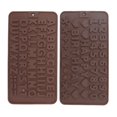 thumbnail image 3 of Number Chocolate Molds, Reusable Flexible Silicone Letter   For Birthday Cake Decorations For Party, 3 of 8