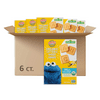Earth's Best Sesame Street Baby Snack Organic Letter of the Day Vanilla Cookies, 5.3 oz Box (6 Pack)