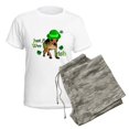 thumbnail image 5 of CafePress - Wee Bit Irish White Women's Light Pajamas - Women's Short Sleeve Print T-Shirt and Pants Light Cotton Pajama Set, 5 of 7