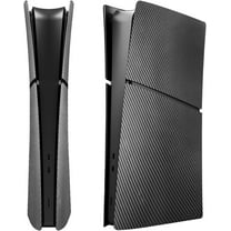 Digital Edition Cover Plates for PS5 Slim Console, Shell Panels Compatible with Playstation 5 Slim Accessories Protective Replacement Faceplate (Carbon Fiber)