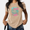 1-Brown, variant on UNISHE Women's Vintage Washed Beach Book Club T-Shirt Retro Summer Graphic Tee Casual Vacation Outfit