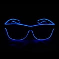 thumbnail image 2 of LINLIN LED Light Up Glasses, Neon Glasses Party LED Glasses Flash Glasses EL Wire Glasses with Wired Control Battery Case for Halloween Christmas Party, 2 of 8