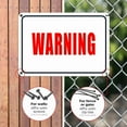 thumbnail image 6 of Leave Packages On Front Porch Do Not Leave At Garage Caution Warning Aluminum Metal Sign 8"X12", 6 of 6