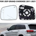 thumbnail image 2 of Lentille de Rétroviseur pour Jeep Grand Cherokee 2011-2021 avec Taches Chauffantes, 2 of 7