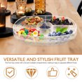 thumbnail image 3 of BRIGHTFUFU 1 Set Cold Serving Tray Transparent Plastic Food Separation For Other Occasions, 3 of 8