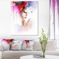 thumbnail image 1 of Illustration de Femme à la Mode - Impression sur Toile Abstraite, 1 of 3