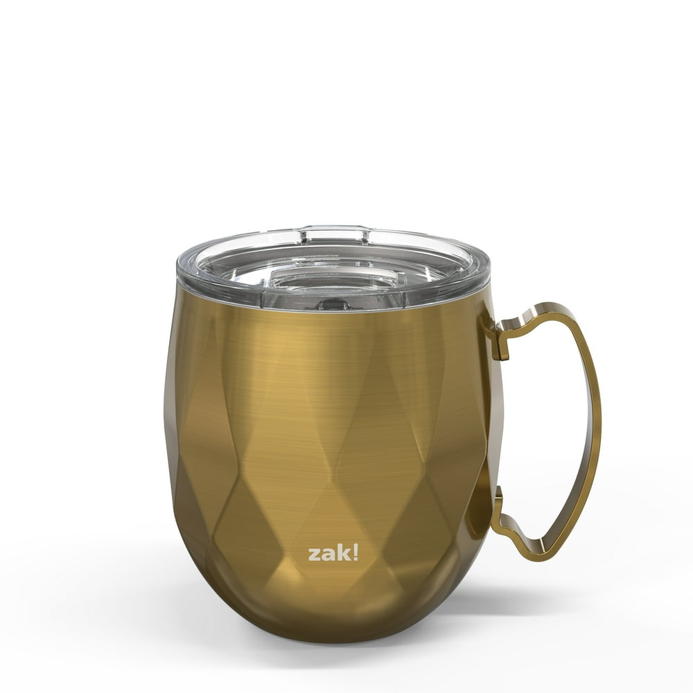 Zak Designs Fractal Vacuum Insulated Stainless Steel Mule Mug with