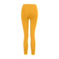 thumbnail image 6 of Tuphregyow Women's High Waist Slim Pants Trendy Athletic New Style Solid Breathable Classic Stretch Training Leggings Pants Elastic Ribbed with Pockets Yoga Pants Yellow XL, 6 of 6